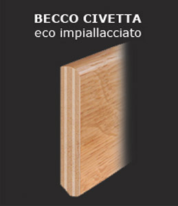 battiscopa parquet becco civetta eco impiallacciato